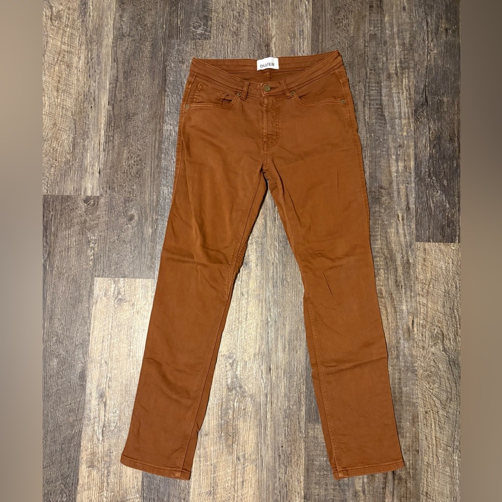 Women’s DU/ER Dark Tan Pants - 27x30